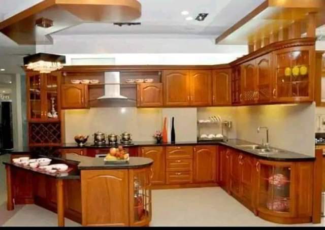 A picture of Kitchen cabinets