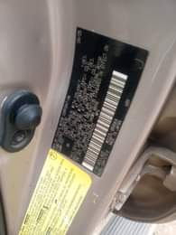 A picture of Toyota Highlander 06 baked once everything is working perfect buy