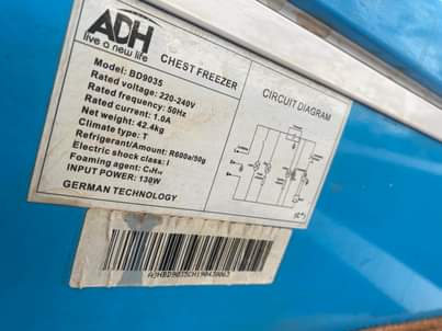 A picture of Deep freezer