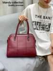 A picture of 2in1 women leather handbags available