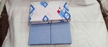 A picture of cotton bedsheets