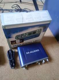 A picture of Soundcard M audio fast track pro m track