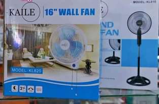 A picture of Stand fan and wall fan