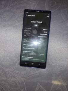 A picture of Samsung galaxy note 9