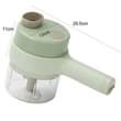 A picture of Electric Chopper with Brush Garlic Mincer Handheld Wireless Food Processor