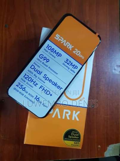 A picture of TECNO SPARK 20 PRO STORAGE 256GB RAM 16GB BOXED WITH