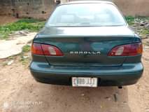 A picture of Toyota Corolla is available with good condition engine and gear