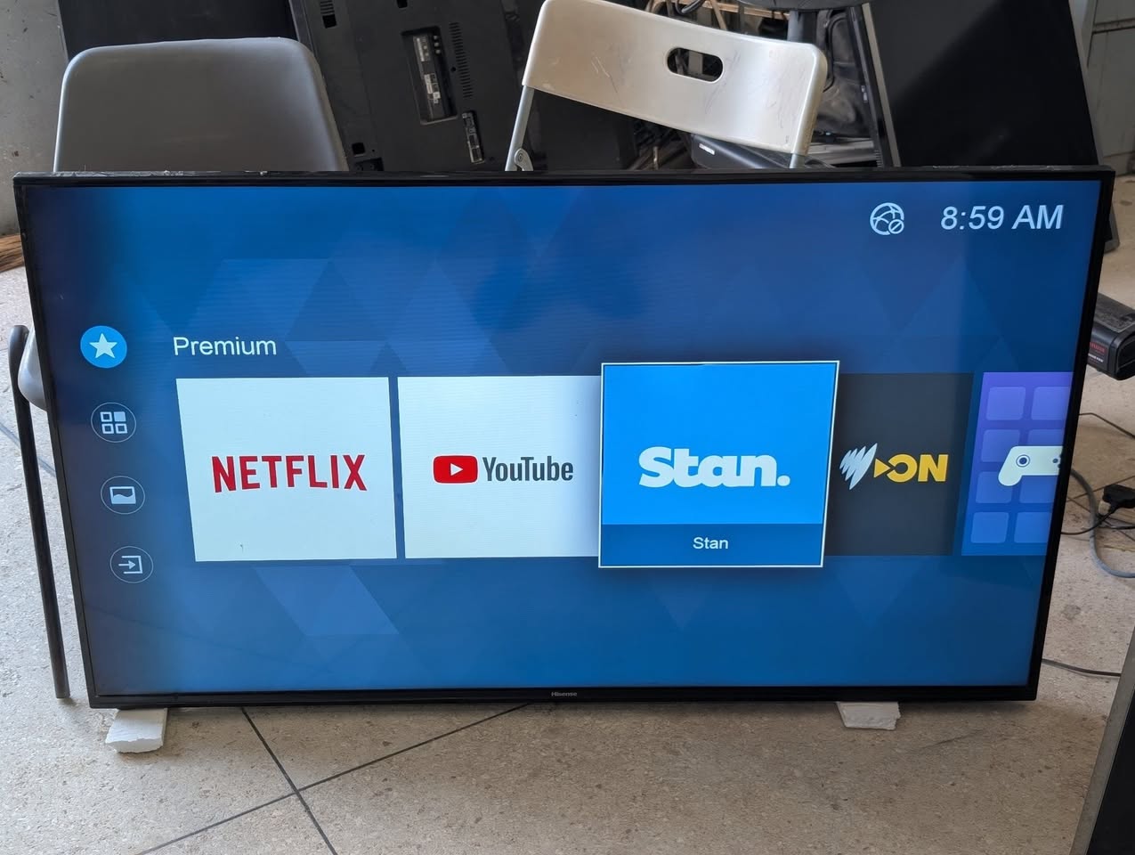 A picture of Tv used