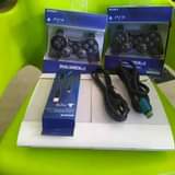 A picture of Ps3 superslim full package ina kila kitu chake ni kuchomeka