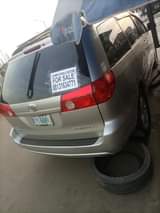 A picture of Toyota sienna 2008 model factory air conditioning