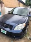 A picture of Toyota matrix 04 model baked on first body everything is