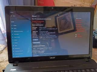 A picture of At on 320 000shs get An Acer laptop i3 4gb