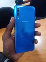 A picture of SAMSUNG A50 MPYA FINGERPRINT KWENYE KIOO 0628451832 STORAGE 128GB RAM