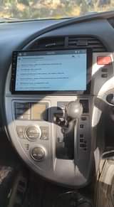 A picture of android tv used for cars 12 volts