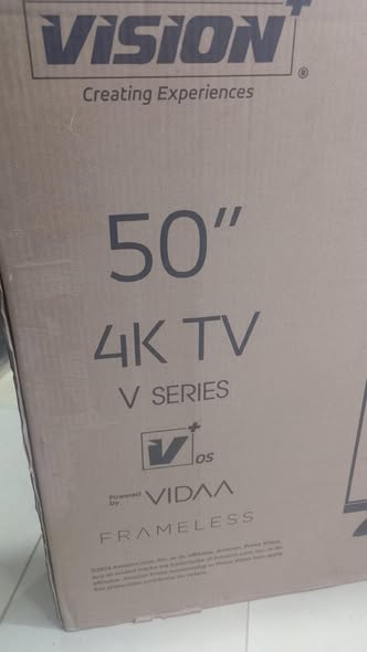 A picture of Vision 50 inch smart TV
