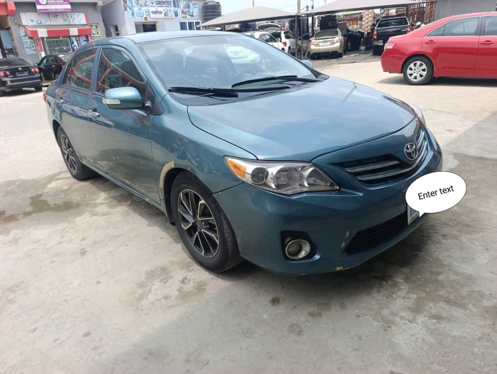 A picture of Toyota Corolla Nigeria used 2009 upgraded to 2012 first user