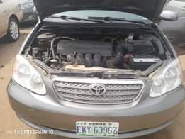 A picture of Highest grade 07 Toyota Corolla everything is intact and untouched