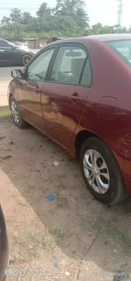 A picture of Christmas Deal Sharp Red Toyota Corolla 2005 First Body Engine