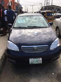 A picture of Toyota corolla