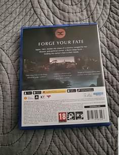 A picture of The raise of the ronin ps5 game disc