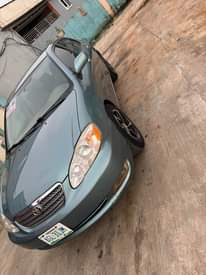 A picture of Toks Standard 2006model Toyota Corolla with 1st body and everything