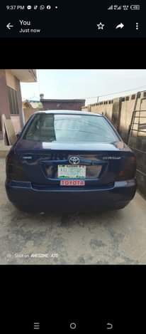 A picture of Awoo Toyota Corolla year 2005 manual transmission engine and transmission