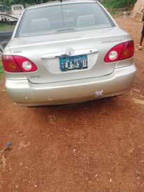 A picture of Clean Nigeria used corolla