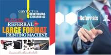 A picture of Banner flexing printing machine Sharp Clean Neat And easy to