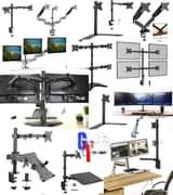 A picture of SCREEN MOUNTING SYSTEMS WALL MOUNTS ARTICULATING ARMS TABLE MOUNT FLOOR