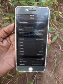 A picture of iPhone 7 plus gb256 inakrek finger saaf 0686820249