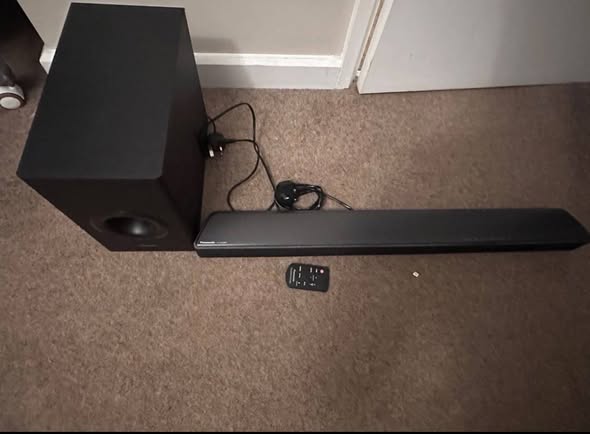 A picture of Panasonic sound bar 300watts