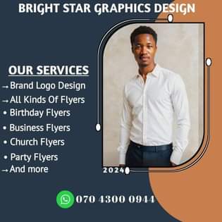 A picture of Brand logo flyers birthday party Church School business flyers etc