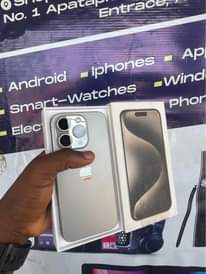 A picture of Open box locked iPhone 15 pro 256Gb