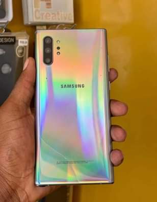 A picture of Samsung note 10 plus 5g