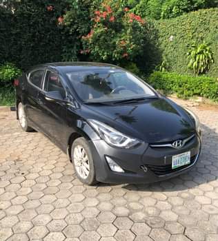 A picture of A sharp clean 2012 Hyundai Elantra up for sales 08067832559