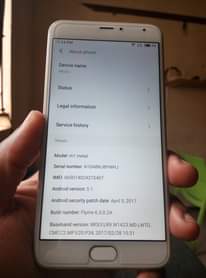 A picture of Meizu M1 Metal 5.5 Screen 2gb RAM 16gb Storage