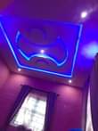 A picture of Pop ceiling window blind wall screeding 3d wallpanel TV console