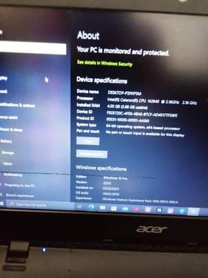 A picture of ACER LAPTOP