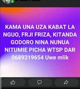 A picture of NINA NUNUA KABAT LA NGUO USED FRZA GODORO FRIJI 0689319654