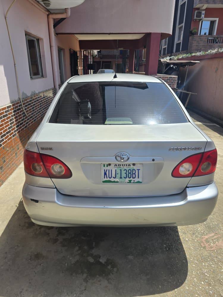 A picture of Toyota corolla Nigeria used
