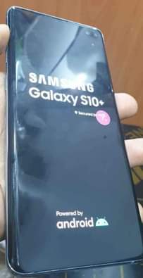A picture of Samsung galaxy S10 plus