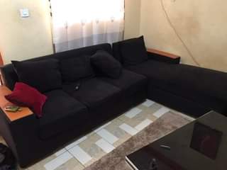 A picture of Living room furniture. L chairs 