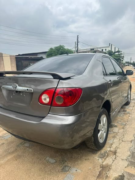 A picture of Toyota corolla 06 sharp engine and gear ac needs atten