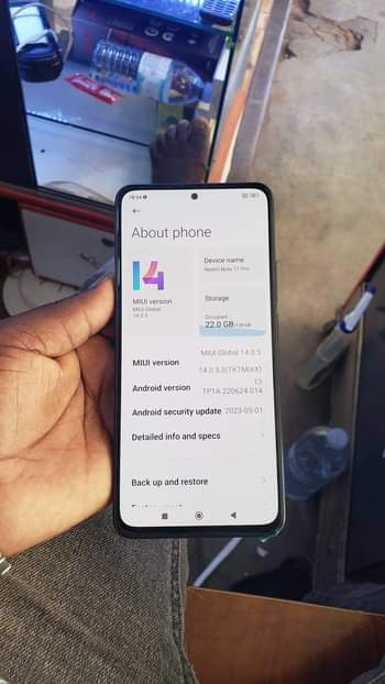A picture of Redmi note 11 pro