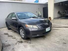 A picture of Toyota camry registered