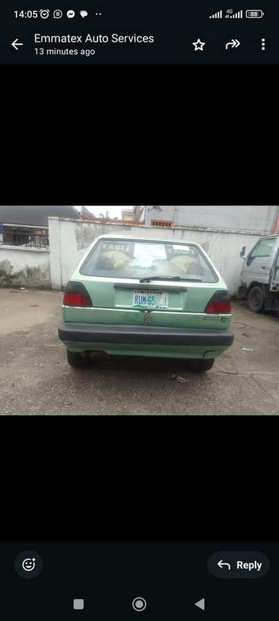 A picture of GOLF 4 ENGINE GEAR BODY PRICE 850k BUYER SETTLE 60