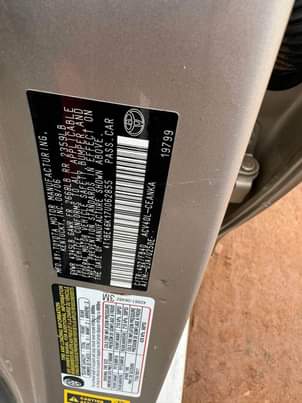 A picture of Toyota Camry 2008