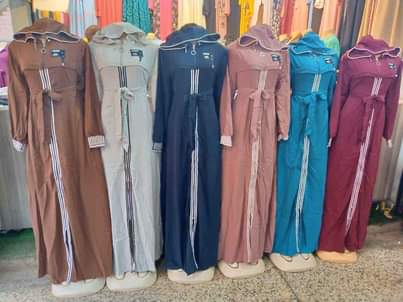 A picture of hijabs