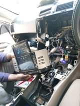 A picture of Toyota mark x sound system upgrade