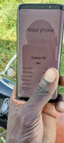 A picture of samsung s9